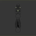 Tactical Military Style Knives with Serrated Blades Green Black Striped Handles and Reflective Surface