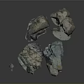 Natural Stone Pieces With Colorful Patterns Irregular Shapes And Textured Surfaces For Interior Decoration