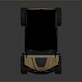 Brown And Black UTV With Open Top Large Tires For Off Road Use