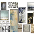 Diverse Wall Art Collection With Various Shapes And Decorative Styles For Home Decor