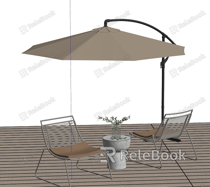 Landscape Outdoor Seat Parasol model