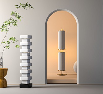 Floor lamp 3d model