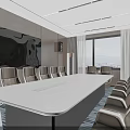 Intelligent Server Racks in Modern Server Room with Blue Lighting and White Ceiling