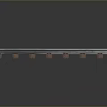 Train Rail Tracks Structure With Steel Rails And Wooden Sleepers Design
