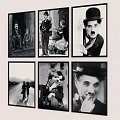 Classic Black and White Portrait Paintings Collection Featuring Various Vintage Figures