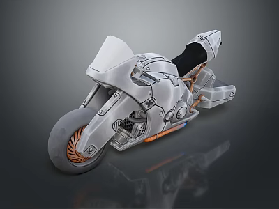 Jet Motorcycle Sci-Fi Motorcycle Concept Motorcycle Flying Car Space Flying Car Space Motorcycle 3d model