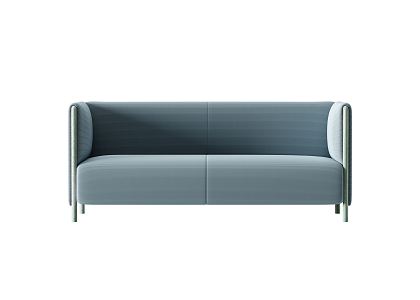 Modern double sofa 3d model