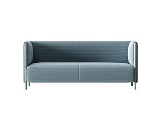 Modern double sofa 3d model