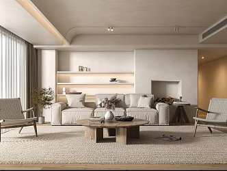 The Silent Living Room 3d model