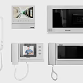 Modern visual doorbell 3d model