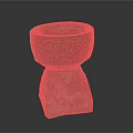Intricate Sculptural Carving Of Decorative Vessel With Detailed Patterns On Stone Base