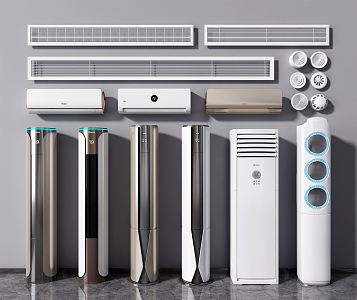 Modern air conditioning air conditioning combination 3d model