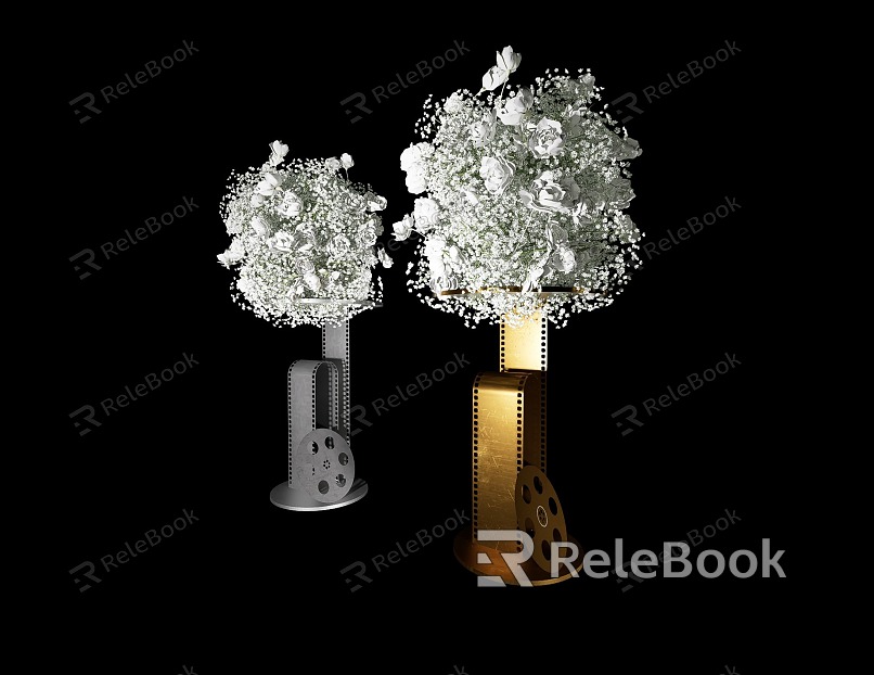 Wedding Wedding Auditorium Wedding Table Flower Oscar Film Table Flower Rack model