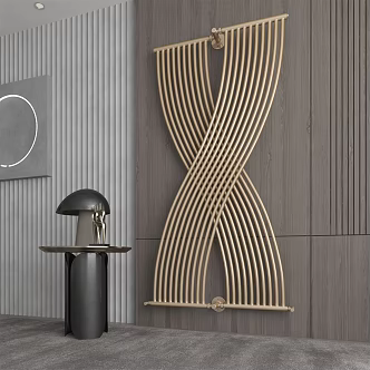 Light luxury heating pipe heating 3d model