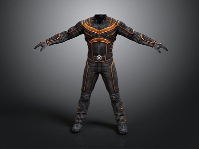 jumpsuit suit clothing apparel 3d model