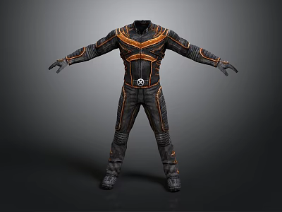 jumpsuit suit clothing apparel 3d model