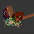 modern machinery insect mechanical ladybug machine insect ladybug 3d model