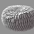 Modern Lazy Sofa Single Sofa 3d model