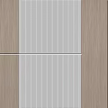 Modern Background Wall Design With Wood Panels And Textured Gray White Surfaces