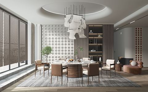 Modern Restaurant 3d model