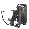 Professional Seated Chest Press Fitness Equipment With Adjustable Seat And Weight Stack