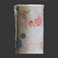 Decorative Toilet Paper Roll With Colorful Floral Patterns For Household Use