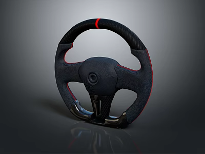 Steering wheel car steering wheel car parts life supplies 3d model