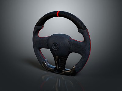 Steering wheel car steering wheel car parts life supplies 3d model