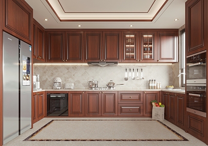 New Chinese Kitchen 3d model