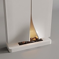 Silent Wind Electronic Flame Fireplace 3d model