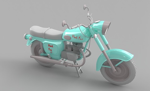 Modern Motorcycle 3d model