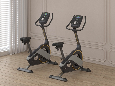 Modern Treadmill Fitness Equipment Sports Equipment 3d model