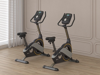 Modern Treadmill Fitness Equipment Sports Equipment 3d model