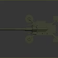 laser tower turret turntable sci-fi tower defense game tower defense sci-fi turret game turret game turret 3d model