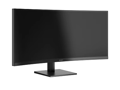 DELL Curved Computer Monitor With Black Slim Design And Stable Stand 3d model