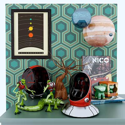 Modern Aliens 3d model