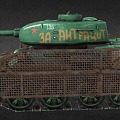 Tank T 34 85 Old Tank Vintage Tank 3d model