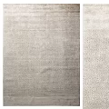 Soft Textured Square Rug With Neutral Color And Woven Pattern For Home Decor