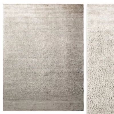 Soft Textured Square Rug With Neutral Color And Woven Pattern For Home Decor 3d model
