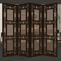 Screen partition 3d model