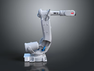 Medical Device Robotic Arm ABB White Precision Surgical Tool For Healthcare Applications 3d model
