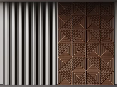 Modern wallboard backboard 3d model