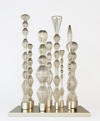 Modern Sculpture 3d model