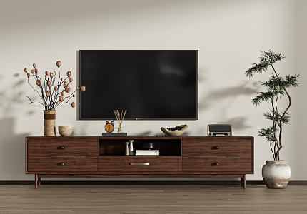 Quiet Ancient TV Cabinet 3d model