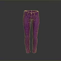 Stylish Purple High Waist Skinny Fit Pants For Women Casual Fashion Look