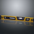 Adjustable level non-adjustable level square tube level I-type level die-cast level 3d model