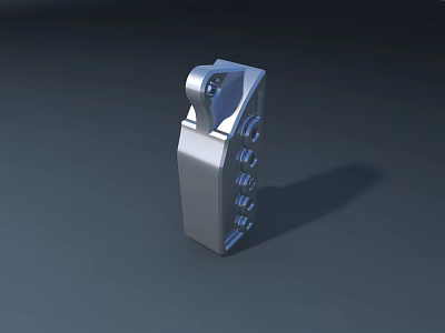Public Facility Metal Structure With Geometric Design And Silver Finish Functional Components 3d model