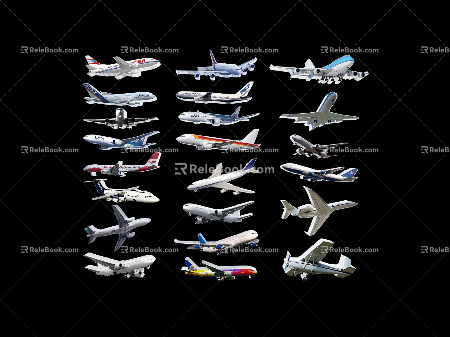 Aircraft Aircraft Material Aircraft Take-off Aircraft Airport Aircraft Graphics Various Aircraft UI Aircraft Graphic Elements Various Aircraft Aircraft Elements 3d model