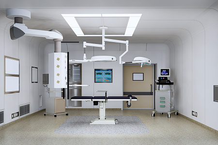 Modern Operating Room 3d model