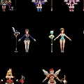 Diverse Character and Creature Collection With Various Types and Intricate Details